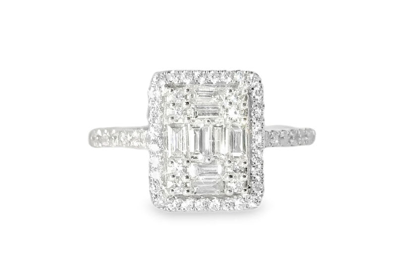 Elegant Diamond Ring with Unique Design - GGEMSonline