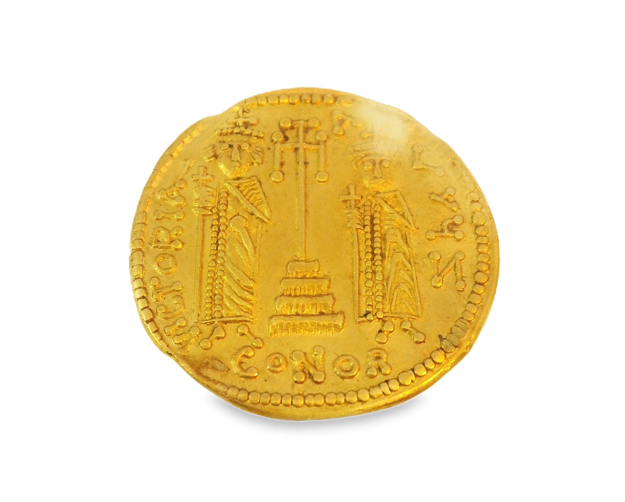 Antique Estate Victoria Conor Ancient Gold Coin - GGEMSonline