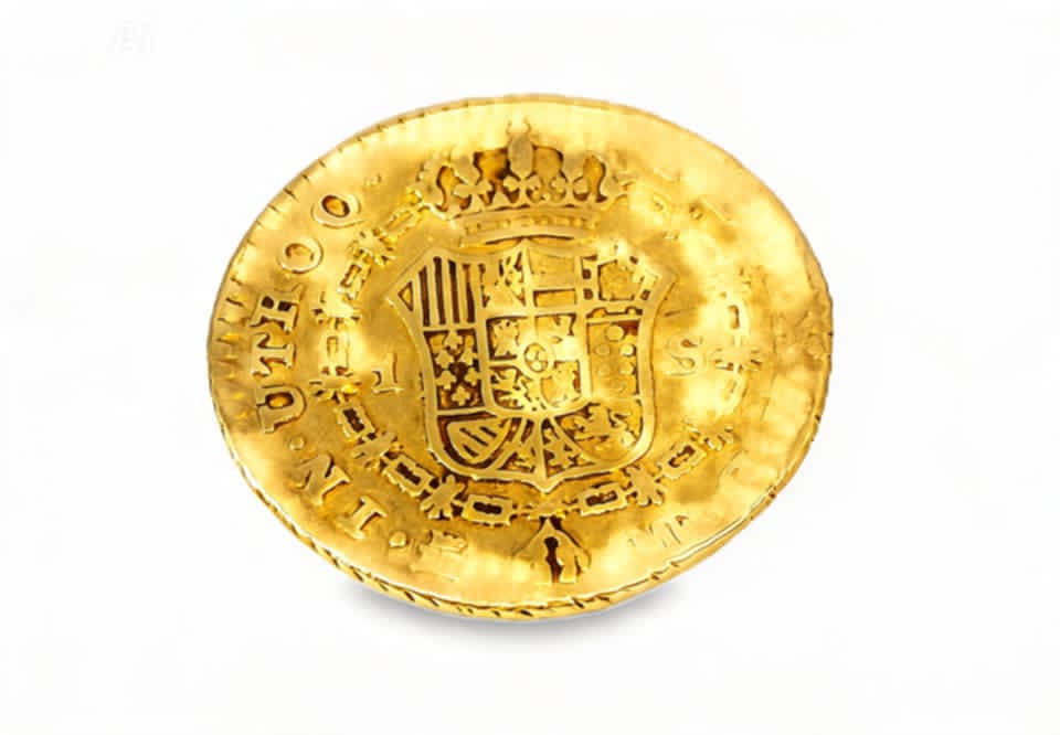1791 Spain 1 Escudo Charles IV Gold Coin Antique Estate