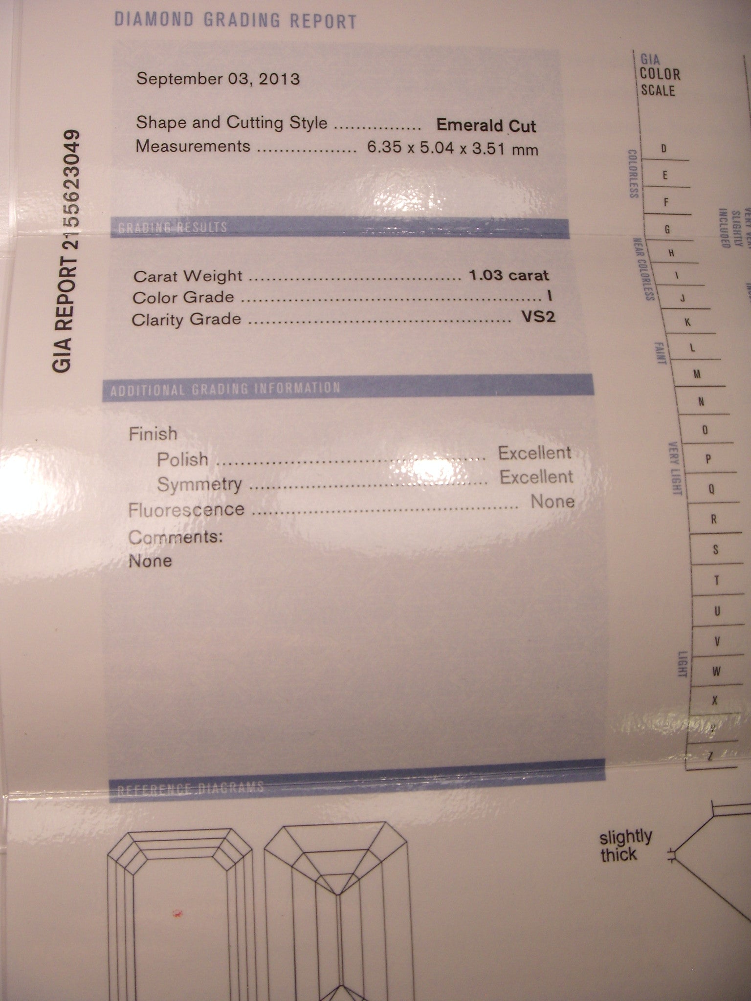 Magnificent Estate 18K White Gold 1 One carat GIA Certified Diamond Engagement Ring - GGEMSonline