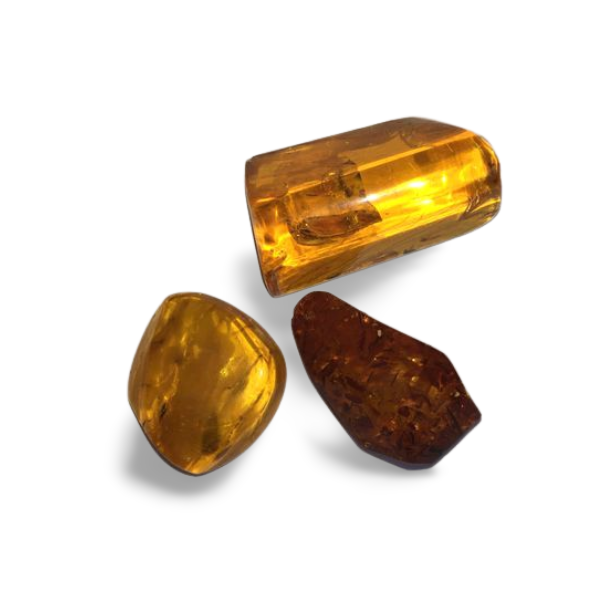 Stunning Group Antique Baltic Sea 3 piece Loose Amber Set - GGEMSonline