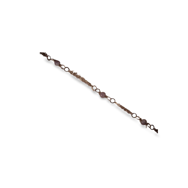 Beautiful Sterling 925 Silver Purple Agate Necklace - GGEMSonline