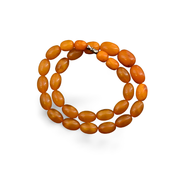 Butterscotch Amber Necklace Made of Baltic Amber.