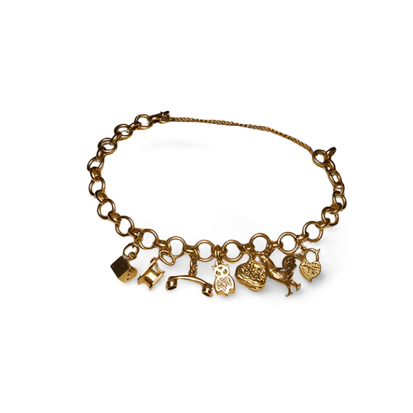 Cheap BAMOER Antique Charm Bracelet & Bangle with Love and Flower Beads  Women Wedding Jewelry | Joom