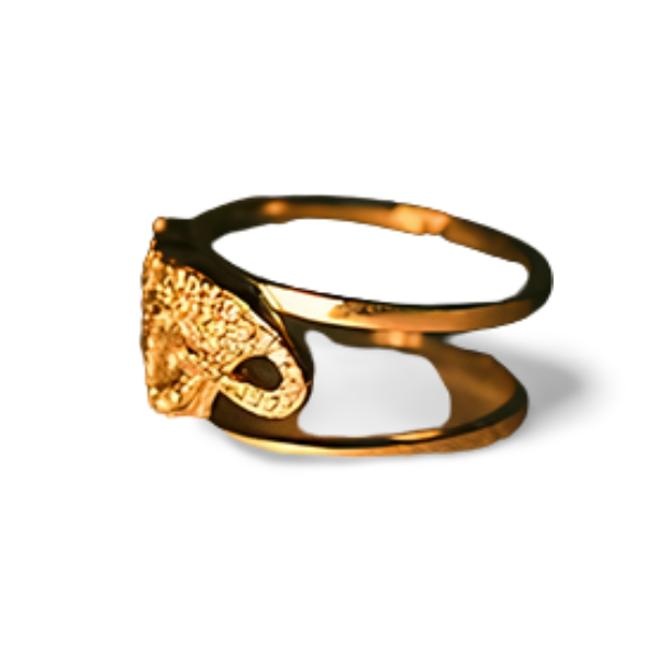 Magnificent Authentic 18K White Gold Hidalgo Panther Wide Jacket Diamond Band - GGEMSonline