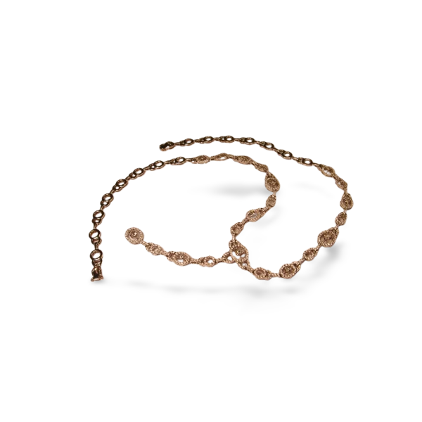 Gorgeous Estate 18K White Gold Rose Cut 6 Carat Diamond Lariat Station Necklace - GGEMSonline